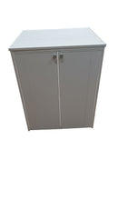 Coprilavatrice da Esterno in PVC 77x71x93,5 cm 2 Ante Forlani Laundry XXL Bianco Seconda Scelta