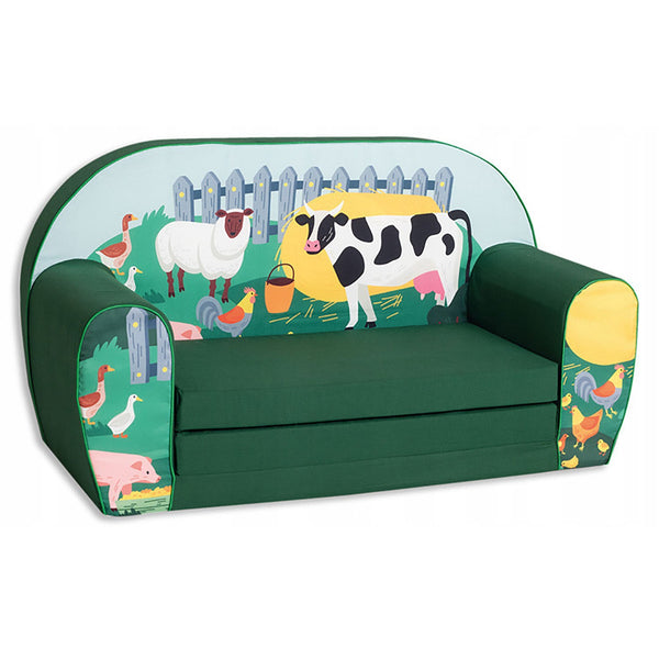 sconto Divano Sofà per Bambini 80x31x50 cm in Cotone Fattoria Verde