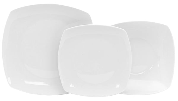 prezzo Servizio Piatti 18 Pezzi in Porcellana Collection Lord Bianco