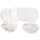Servizio Piatti 12 Pezzi in New Bon China VdE Tivoli 1996 Luxury White