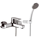 Rubinetto Miscelatore Monocomando Vasca Esterno Doccetta in Ottone Mariani Artic Cromato