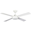 Ventilatore da Soffitto 4 Pale in Abs Ø120 cm 3 Velocità Martec Rocket Bianco