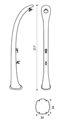 Doccia Solare da Giardino 32L Miscelatore e Lavapiedi Viola