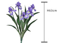 Iris Artificiale Composto da 5 Fiori Altezza 68 cm 