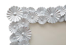 Cornice Phix 23x2x27 cm in Poliresina e Vetro Argento