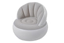 Pouf Poltrona Gonfiabile Floccato 93x85x74cm Jilong Easigo Armchair Grigio