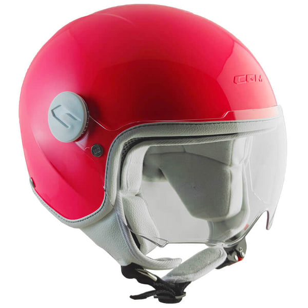 sconto Casco Demi-Jet per Bambini Visiera Sagomata CGM Magic Mono 205A Rosa Fluo Varie Misure