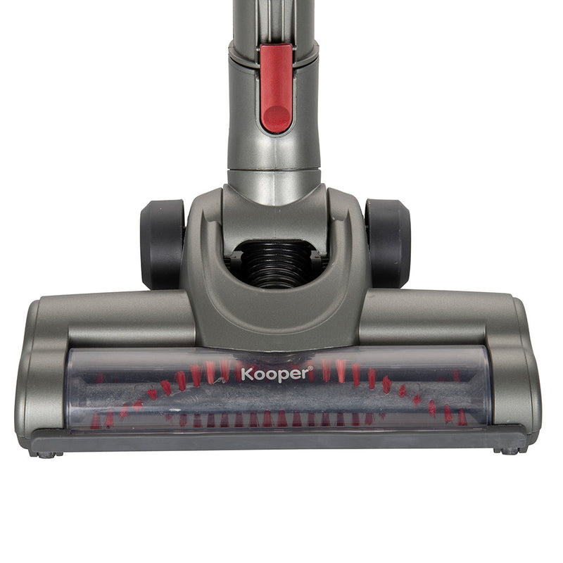 Aspirapolvere Senza Filo Scopa Elettrica 150W Kooper Dixon 2.0 Grigio/Rosso