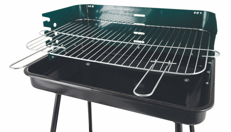 Barbecue a Carbone Carbonella Rettangolare 58x38 cm Soriani Sun-day Verde