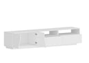 Mobile TV 2 Ante 2 Cassetti 200,1x43x46 cm Alien Bianco Lucido