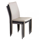 Sedia Cammie 41x50x91 h cm in Similpelle Nero