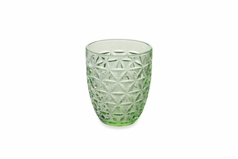 Set 6 Bicchieri Ø8,5x10 cm in Vetro Villa d'Este Home Tivoli Gemma Verdi