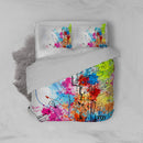 Copripiumino Matrimoniale Stampa sul Sacco e Federe Kio627