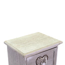 Cassettiera in Legno 3 Cassetti 29x22H55,2cm Demetra Cuore