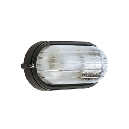 online Lampada Plafoniera Ovale Piccola Colore Nero per Esterno Linea Industriale Sovil