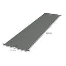 Copertura per Gazebo Pergola 488x122 cm con Tasche e Cinghie in Poliestere Grigio Carbone  