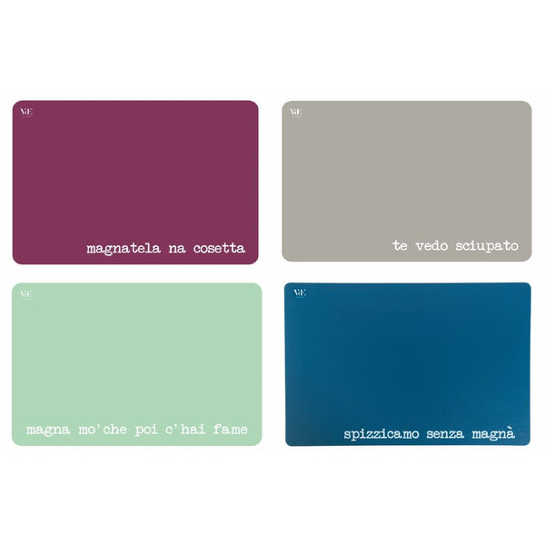 Set 4 Tovagliette 45x30x0,5 cm  in PVC VdE Tivoli 1996 Spqr acquista