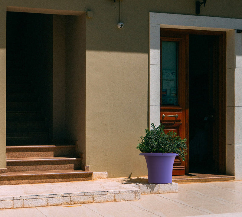 Vaso Ø72x50 cm in Resina Arkema Tummy Vase Verde Scuro