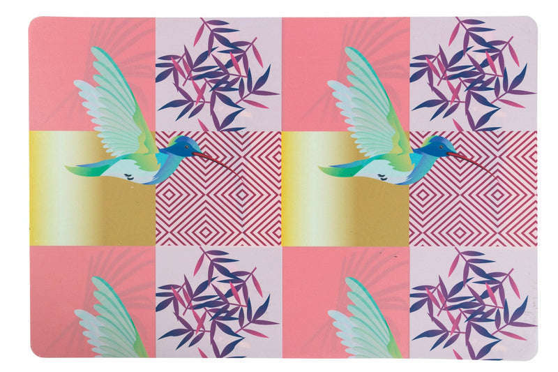 Set 6 Tovagliette Double Face Villa d'Este Home Tivoli Parrot Groove