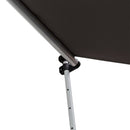 Tenda da Sole a Muro 300x150 cm in Metallo e Poliestere Grigio