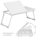 Tavolino Vassoio Pieghevole da Letto Divano 65x30 cm per Notebook PC Laptop