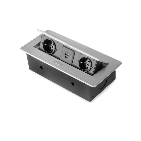 Multipresa Atom 26 Lite per Scrivania Verniciato Alluminio Zama e Acciaio e Tecnoplastica Emuca online