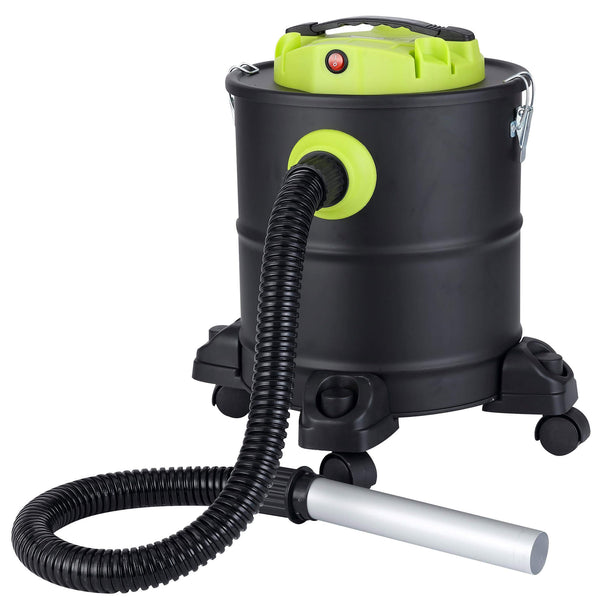 Bidone Aspiracenere Aspirapolvere 1200W Qlima ASZ1020 Nero e Verde online