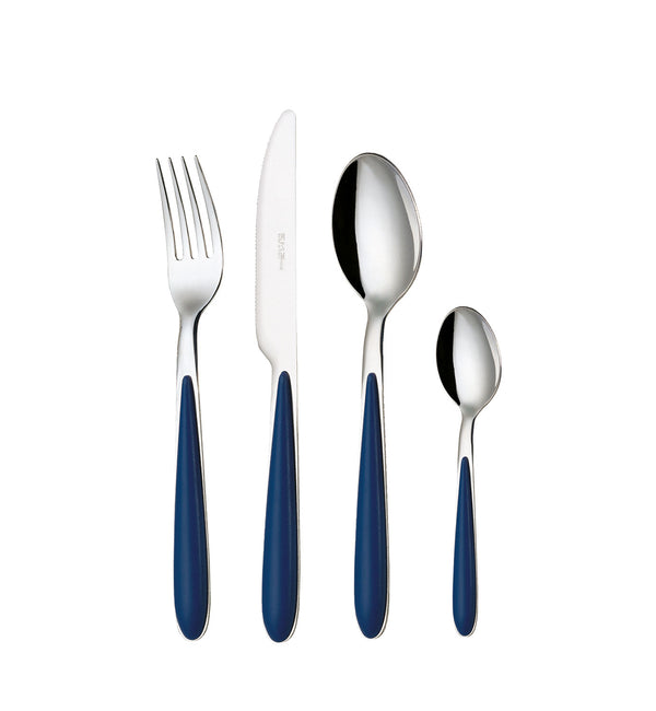 Servizio Set di Posate 24 Pezzi in Acciaio Eme Caribe Blu 2 sconto