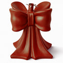Base Albero di Natale Fiocco Rosso Supporto con Attacco Universale 32x32x35 cm
