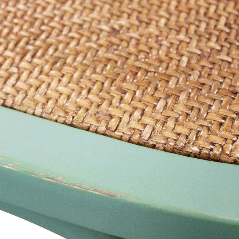 Sedia Cross 46x42x87 cm  in Legno Verde