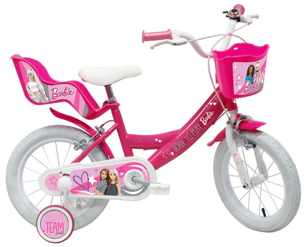 Bicicletta per Bambina 14" 2 Freni Barbie Rosa online