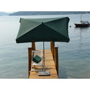 Ombrellone da Giardino 210x130 cm Palo Ø27 mm in Acciaio Maffei Novara Verde