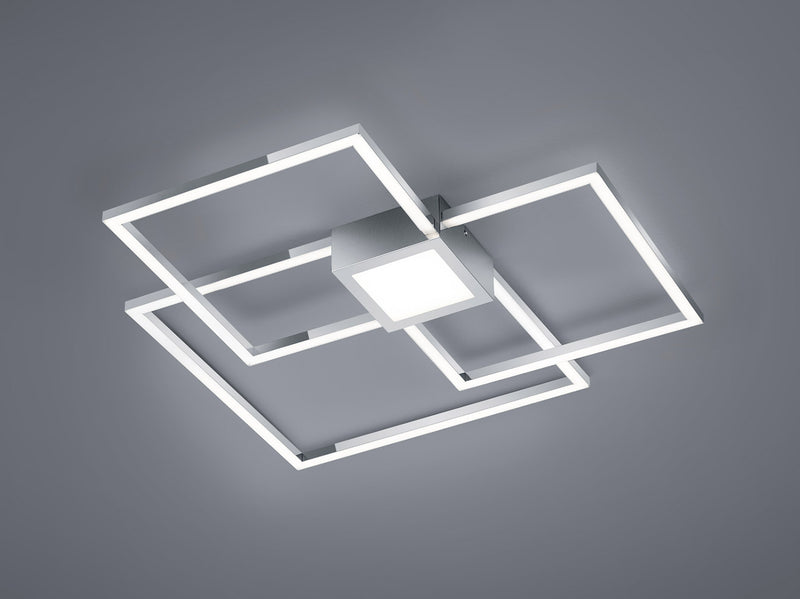 Plafoniera da Interno a LED SMD in Metallo Cromo