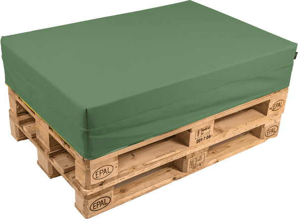 Cuscino per Pallet 120x80cm in Tessuto Pomodone Verdone prezzo