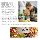 Tagliere Spianatoia per Alimenti Professionale con Alzatina 60x50 AISI 304 