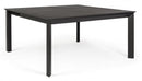 Tavolo Allungabile Konnor 160x110/160 cm Antracite in Alluminio