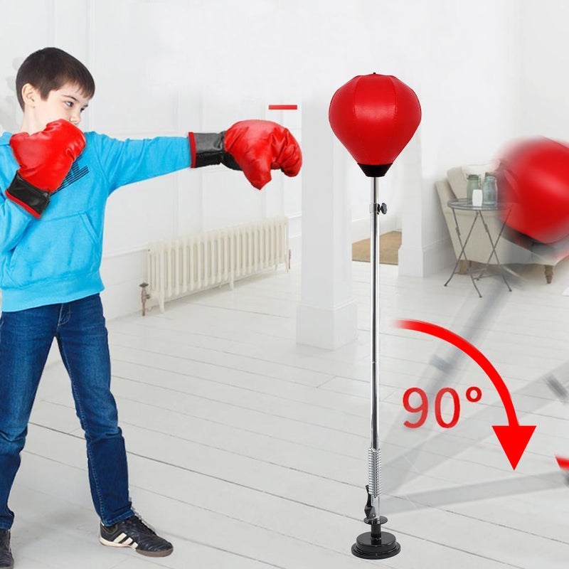 Palla da Boxe per Bambini Altezza Regolabile 120 cm Punching Ball