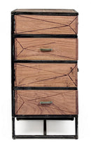 Cassettiera 4 Cassetti 45x45x90h cm Egon 