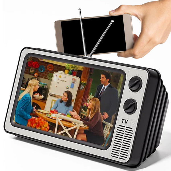 Schermo Lente Ingrandimento 12” Video per Smartphone Scocca Bianco sconto