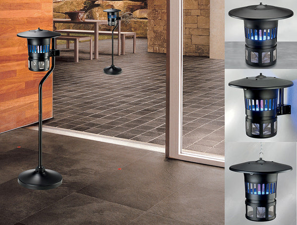 sconto Zanzariera Elettrica Sterminatore Trappola Zanzare Insetti Interno Esterno 300 Mq