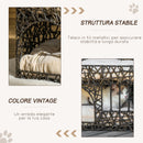 Cuccia per Gatti 2 Ripiani 56x41x45 cm in Vimini Sintetico Marrone