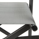 Sedia Pieghevole Regista 53x55x85 cm in Alluminio Revo Grigia
