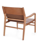 Poltrona Soggiorno 70x72x79 cm Caroline in Pelle