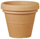 Vaso Ø60x53 cm in Polietilene Doppio Bordo 60 Anticato