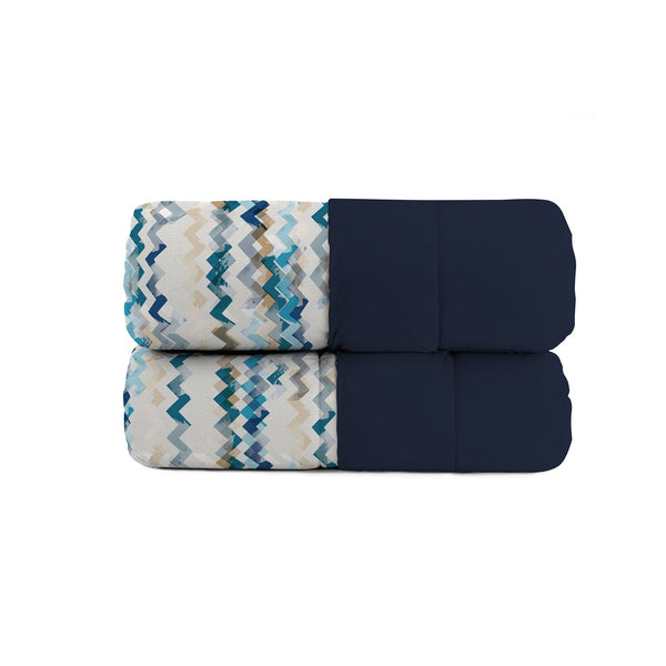 sconto Trapunta Invernale Stampata in Microfibra 200gr Double Face Modern Sky Varie Misure