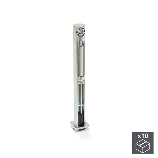 Regolabili per Mobile 12 mm H76 mm Acciaio e Zama Zincato 10 Pezzi Emuca sconto