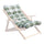 Cuscino per Poltrona Relax 56x16x110h cm in Cotone Verde