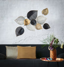 Pannello Half Leaf 62,5x5,5x40 cm in Ferro Multicolor