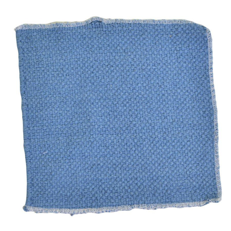 Tappeto Bagno Design Trama Semplice 50x150 cm in Cotone Blu Petrolio Chiaro