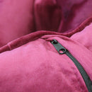 Divano 2 Posti Chandler 152x81x89 h cm in Velluto Rosso